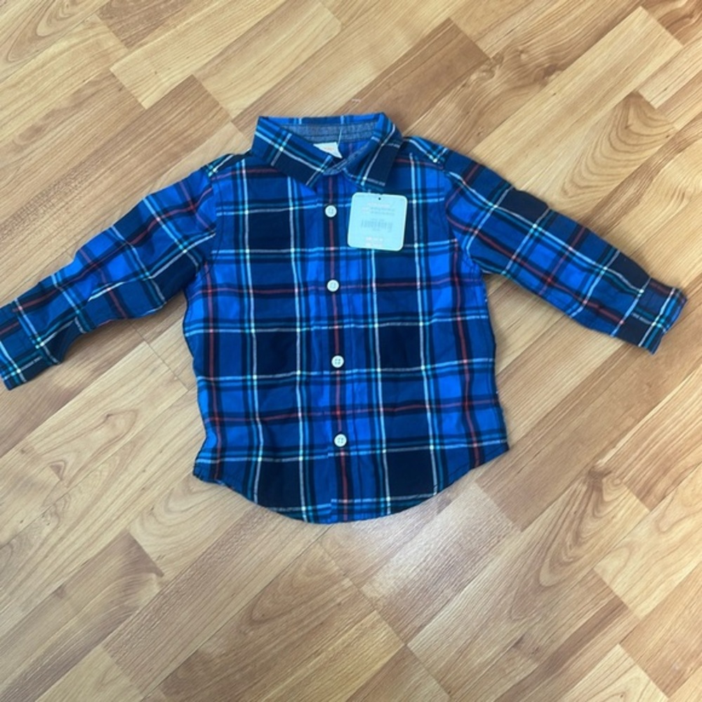 NWT BABY BOYS GYMBOREE BUTTON DOWN SHIRT SIZE 18-24 months